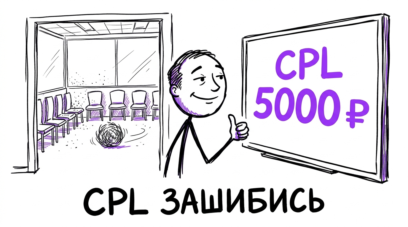 Хороший CPL в рекламе клиники и пустой зал ожидания — реклама клиники в Яндекс.Директе без пациентов