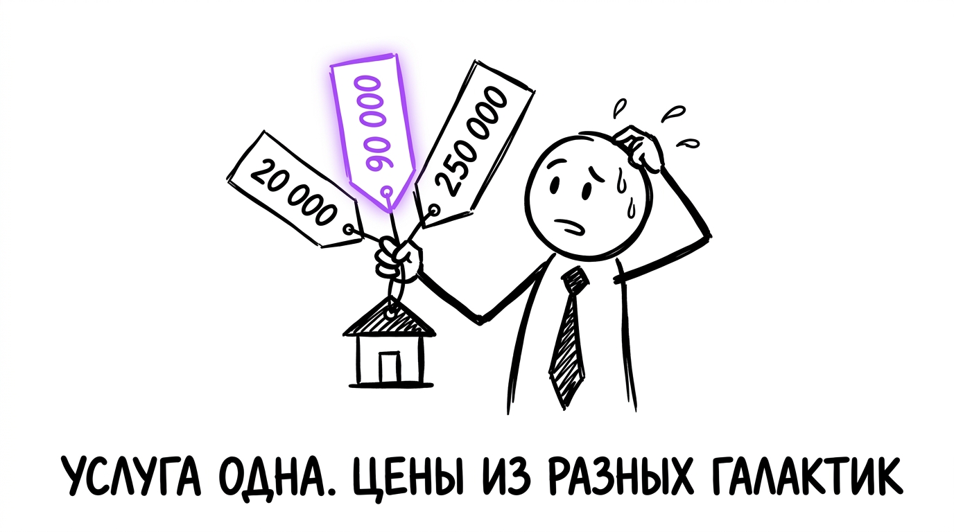 Собственник бизнеса держит три ценника на одну и ту же услугу SEO-продвижения с разницей в разы